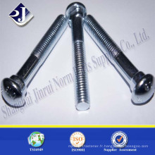 Meilleur prix JInrui Fasteners Track Bolt Grade 8.8 Boulon de voie avec noix